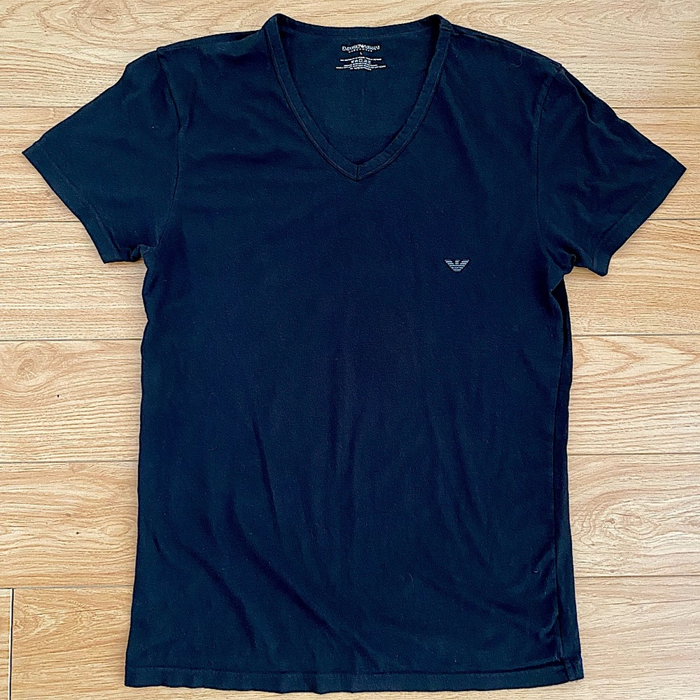 Emporio Armani Men’s Black Short Sleeve Shirt - Picture 4 of 4